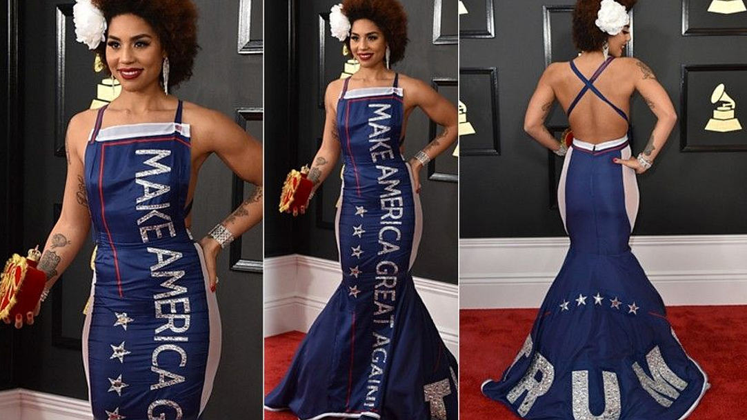 Joy villa 2017 grammy dress cheap